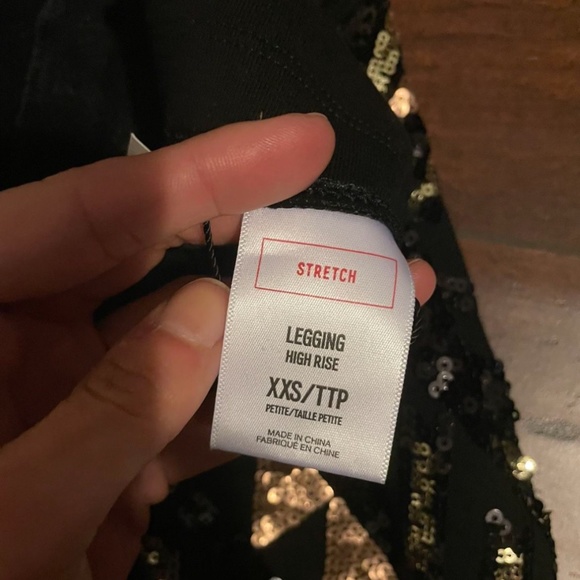 NWT - Sequined express leggings - size xxs - Picture 4 of 4